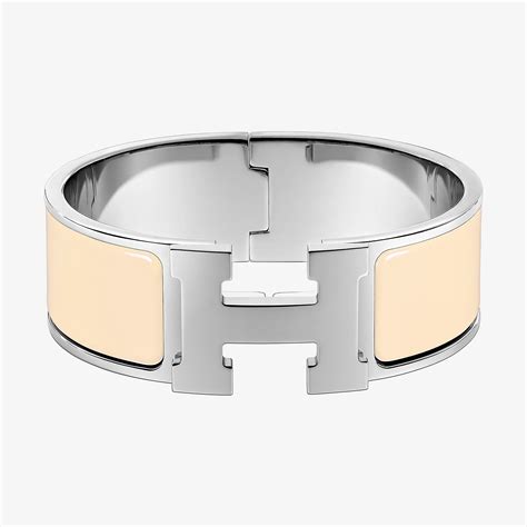 hermes diamond h bracelet|Hermes clic clac bracelet new.